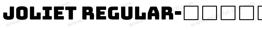 joliet regular字体转换